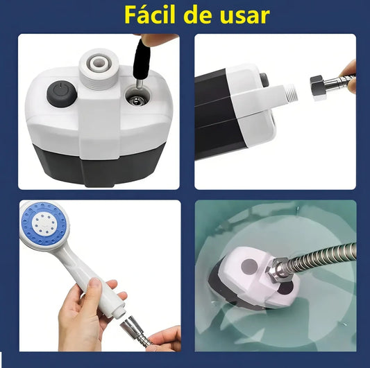 🚿✨ Ducha Portátil con Bomba – ¡Tu baño en cualquier lugar!